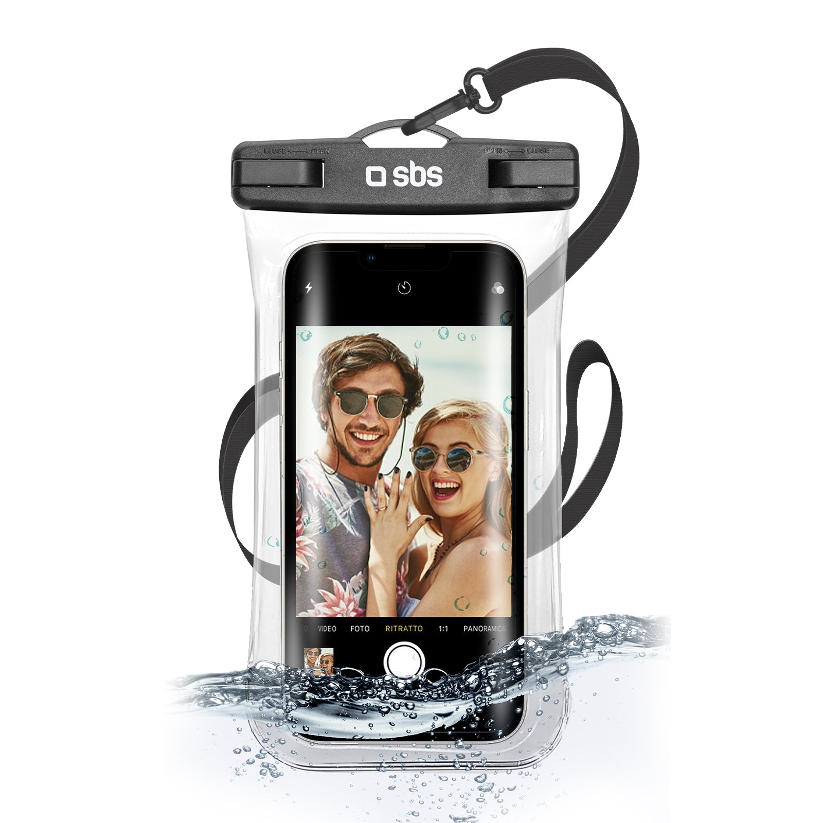 Custodia impermeabile universale black