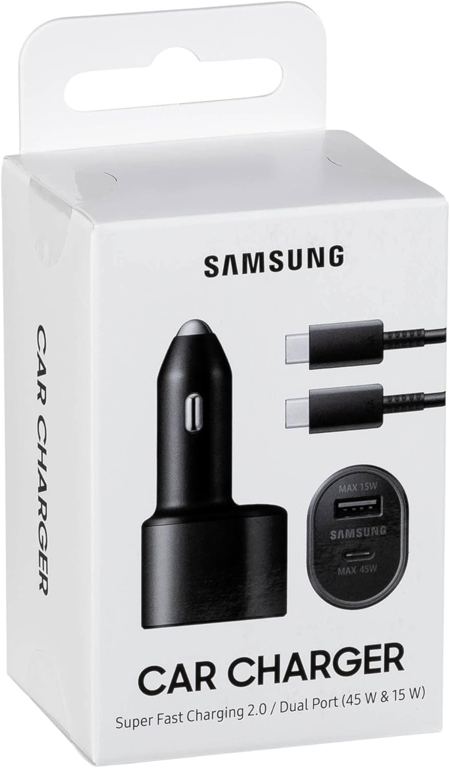 Samsung Caricatore Auto 45W+15W EP-L5300 USB-C