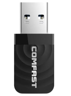 Wifi USB Adapter Comfast CF-812AC V2 1300Mbps Black