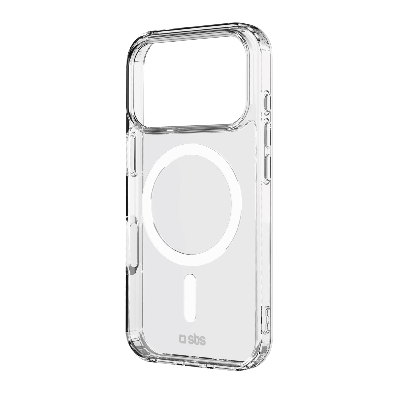 Cover trasparente rigida compatibile con ricarica MagSafe per iPhone 17 Pro