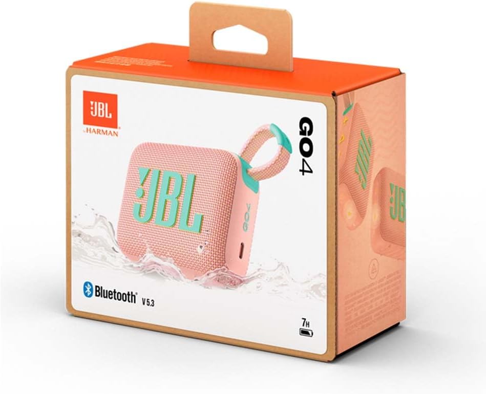 JBL GO 4 Speaker Bluetooth Portatile
Pink