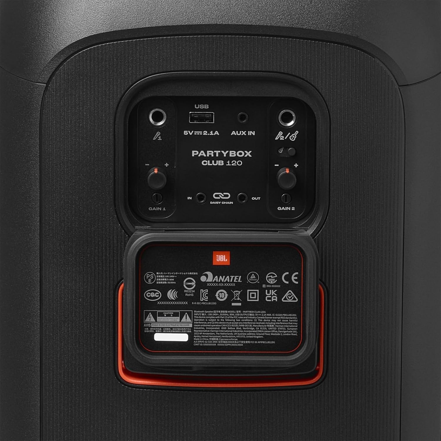 JBL Speaker Portatile Partybox Club 120 BT IPX4 160W Black