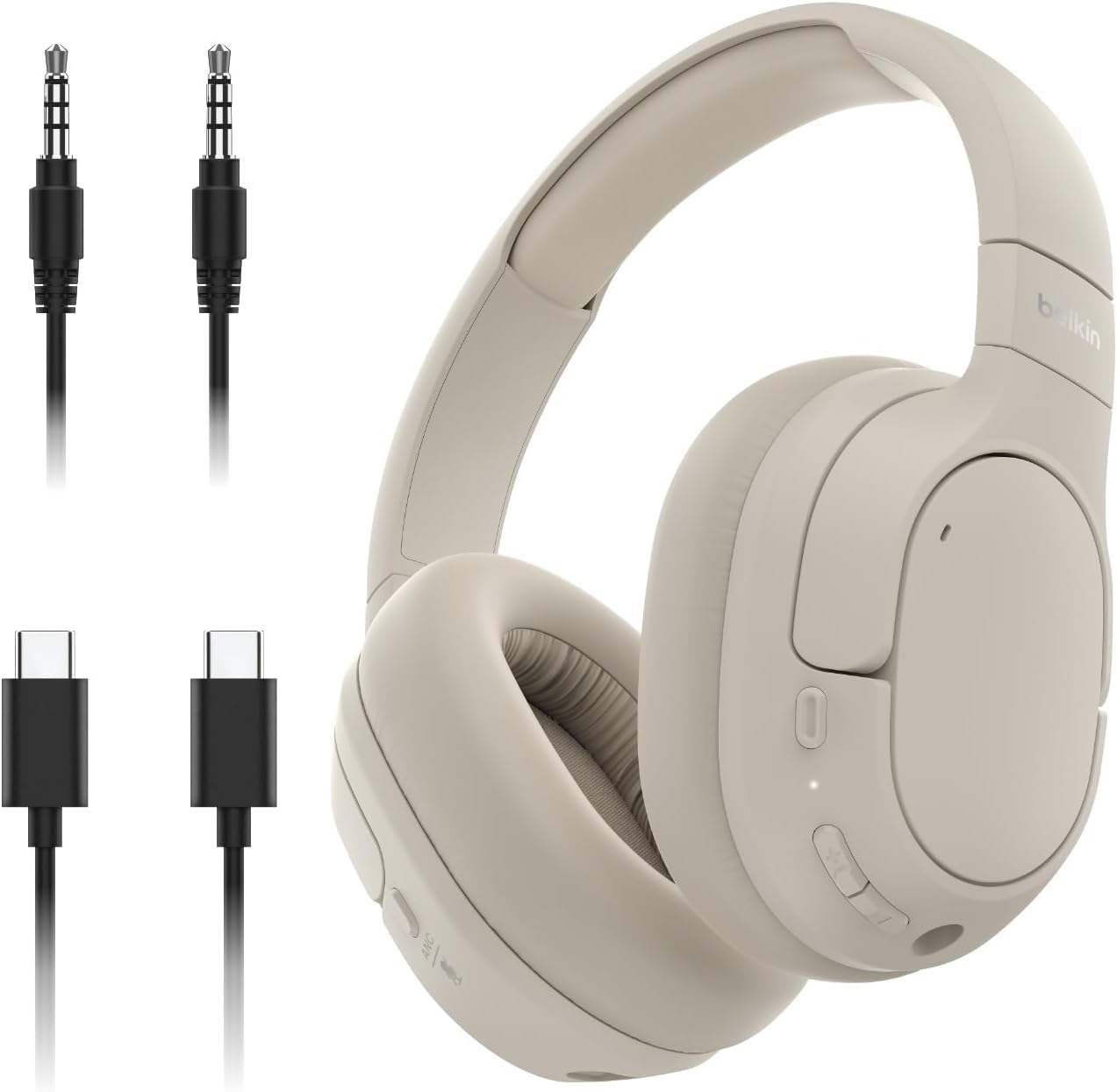 BELKIN SoundForm Isolate Cuffie audio con ANC
(Sabbia)