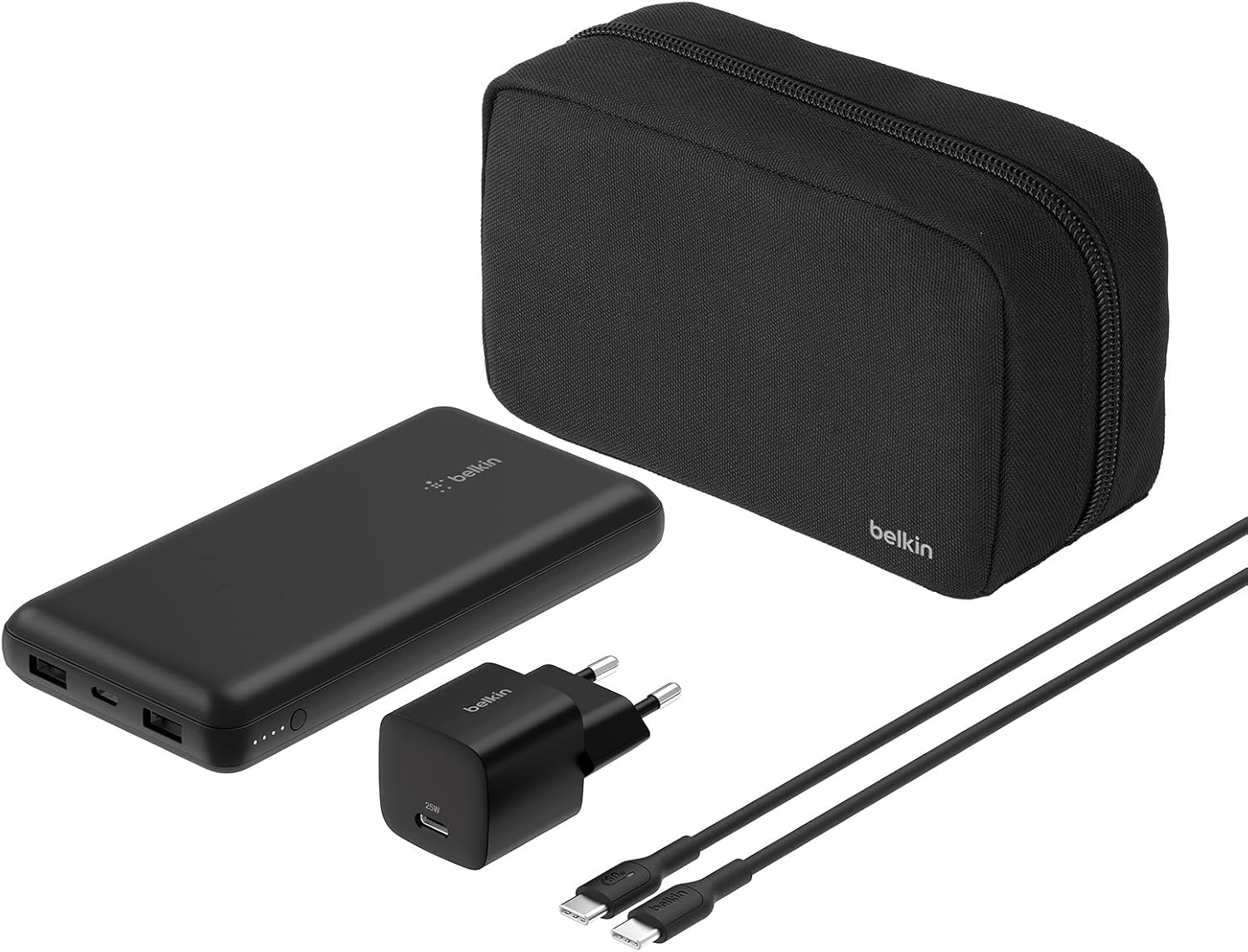 BELKIN PowerBank 20 000 mAh + Chargeur 25W + cavo
USB-C a USB-C 1m