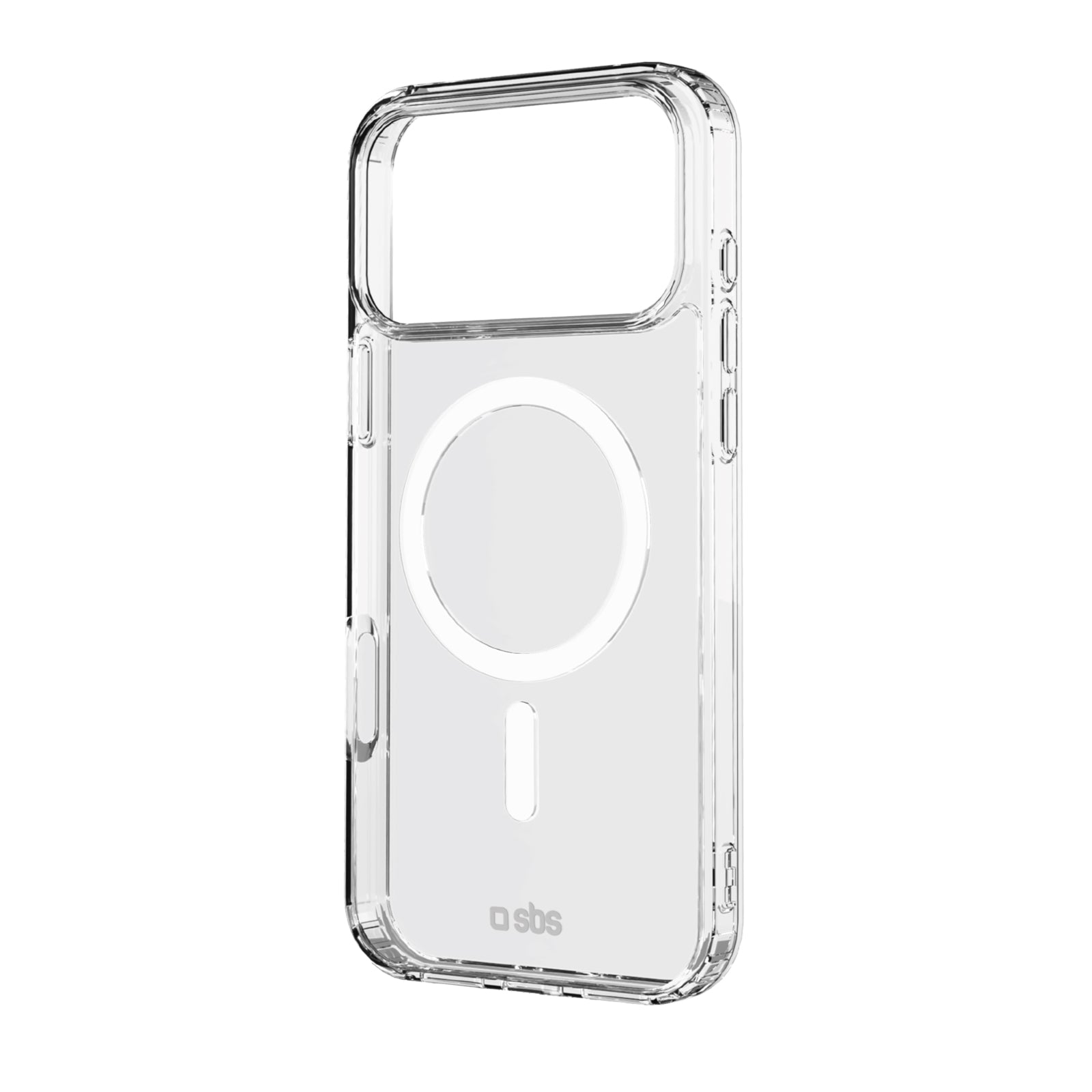 Cover trasparente rigida compatibile con ricarica MagSafe per iPhone 17 Pro Max