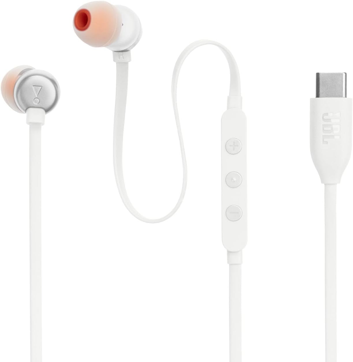 JBL Tune 310 C Auricolari In-Ear ad Alta Risoluzione Audio Bianco