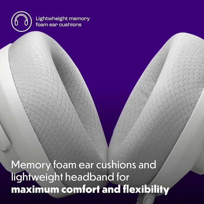 JBL Quantum 100 Cuffie Gaming Cablate Bianche – Auricolari Sovrauricolari Con Microfono Rimovibile E Comandi Volume