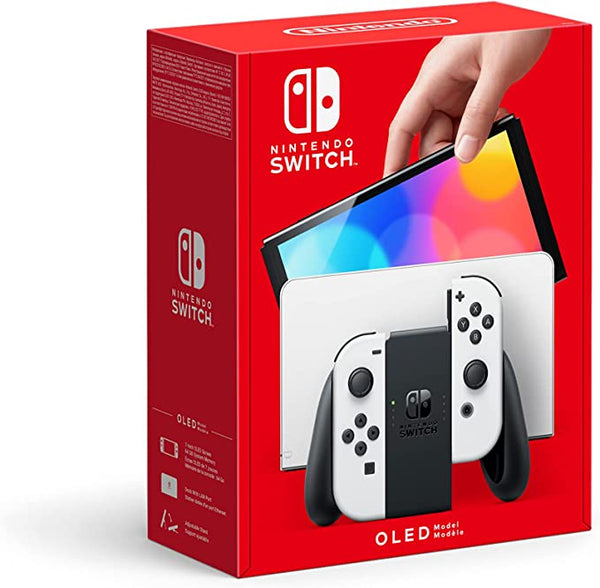 Nintendo Switch (modello OLED) : Nuova versione, colori intensi, schermo da 7 pollici - con un Joy-Con